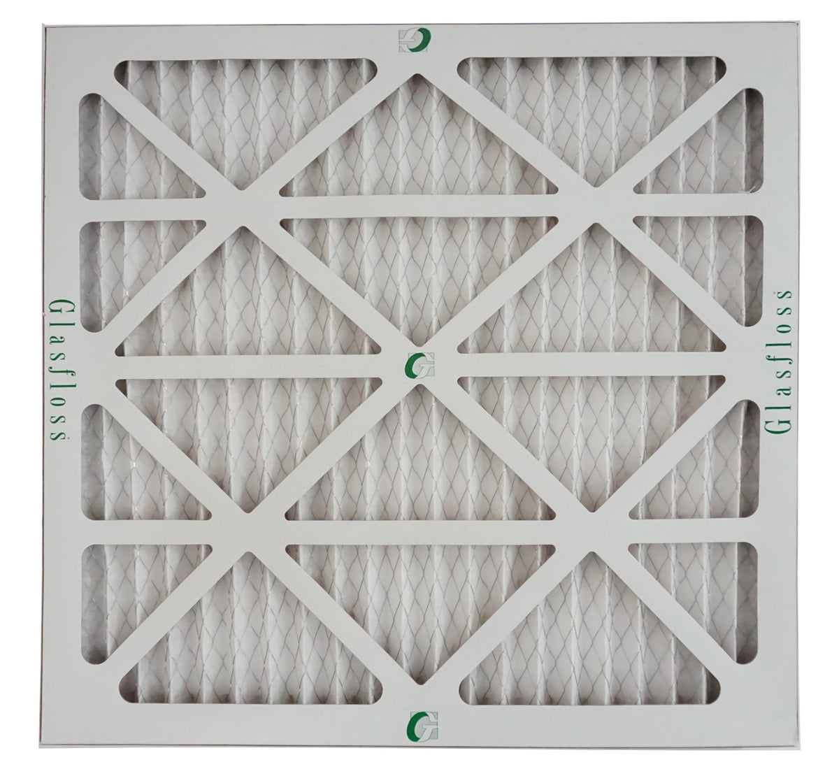 Glasfloss 20x20x1 - MERV 10 -Qty:6 - Furnace Air Filter - Made in USA (Actual Size: 19.5 x 19.5x7/8 inch)