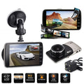 Driving recorder dual recording 3.6 inch HD 1080P night vision rear view car video recorder DVR