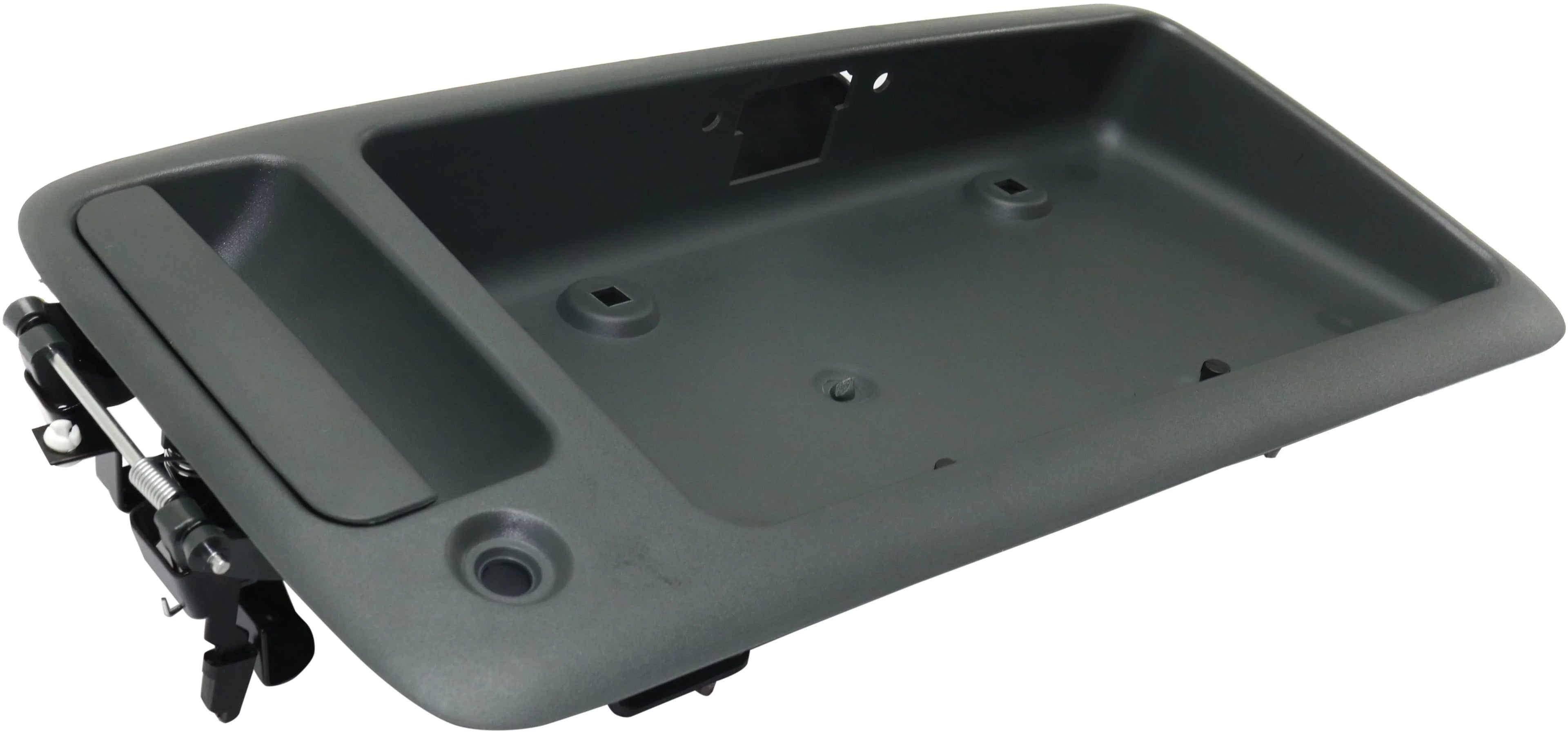 Replacement REPC491395 Exterior Door Handle Fitting with 1996-2002 GMC Savana 1500 Chevrolet Express Rear - Back Textured Gray