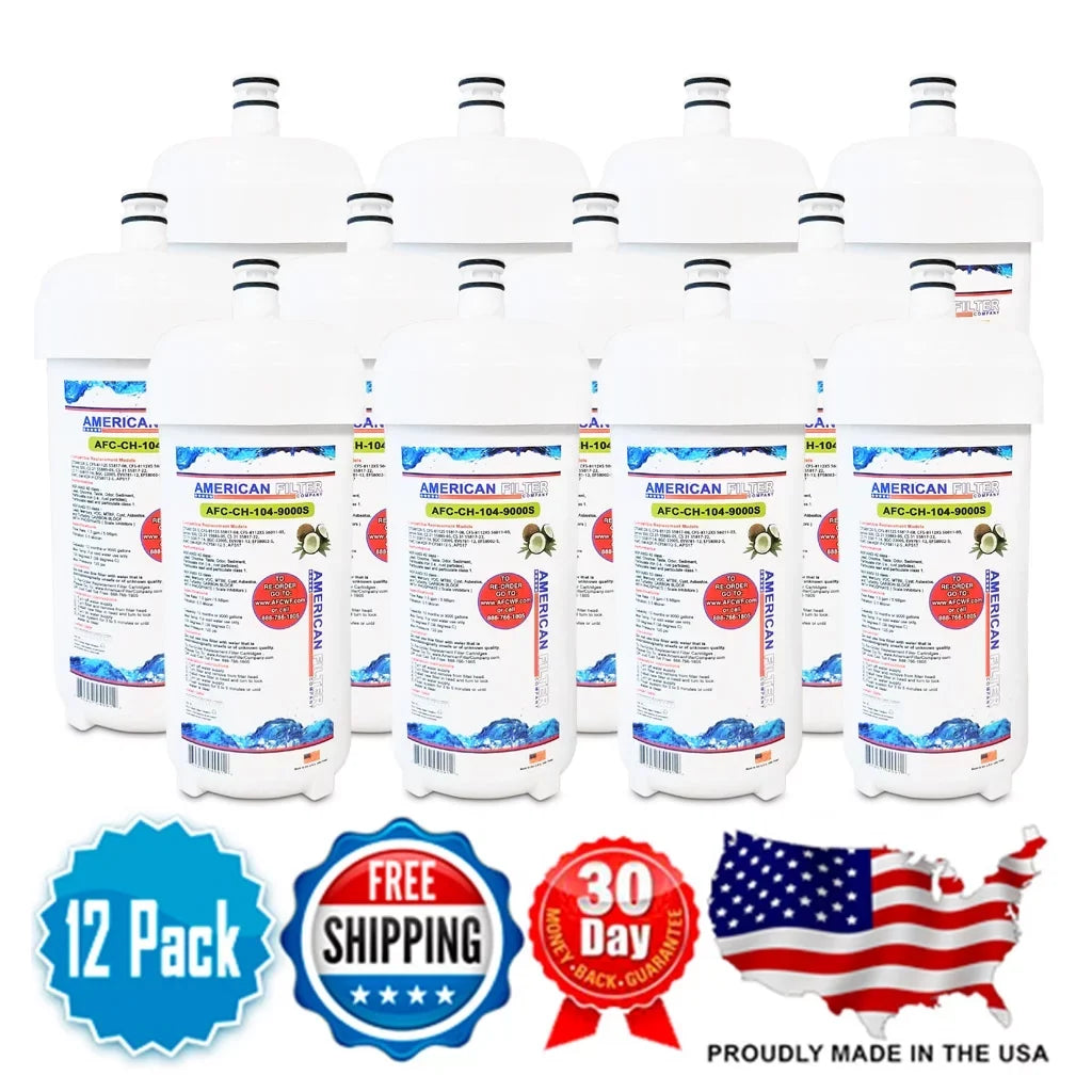 AFC Brand , Water Filters , Model # AFC-CH-104-9000S , Fitting with Cuno® AP510 - 12 Filters - Made in U.S.A.