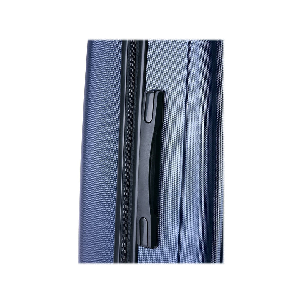 InUSA Pilot Medium Plastic 4-Wheel Spinner Luggage Blue (IUPIL00M-BLU)
