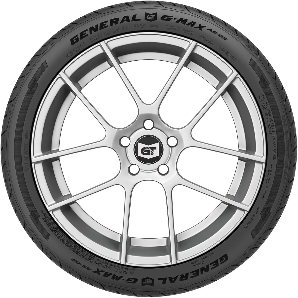 General G-MAX AS-05 UHP All Season 235/50ZR17 96W Passenger Tire
