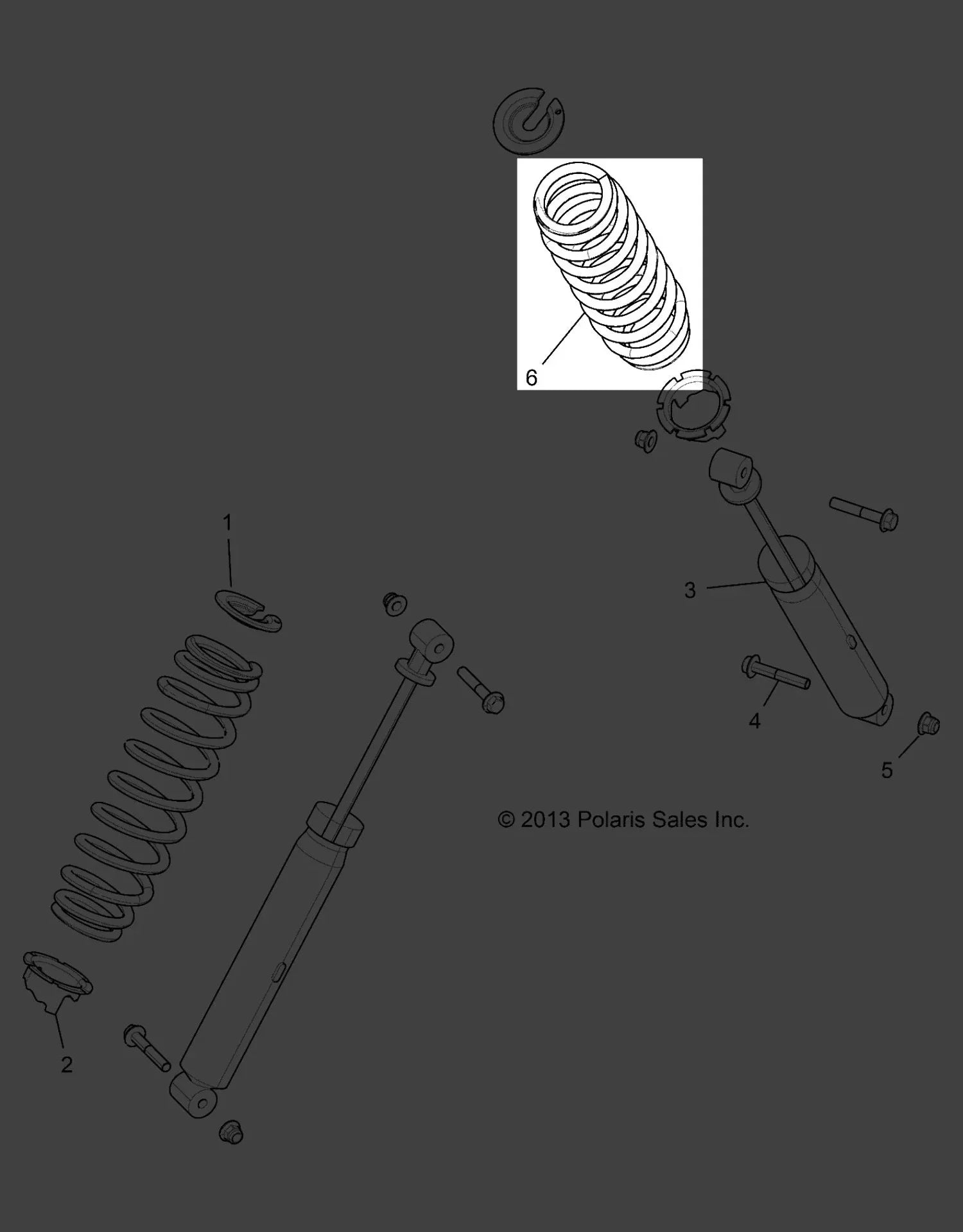 Polaris 2015-2016 Ranger Spr 200 280# 12 4Fl 2Id W Lng 7044138-133 New OEM