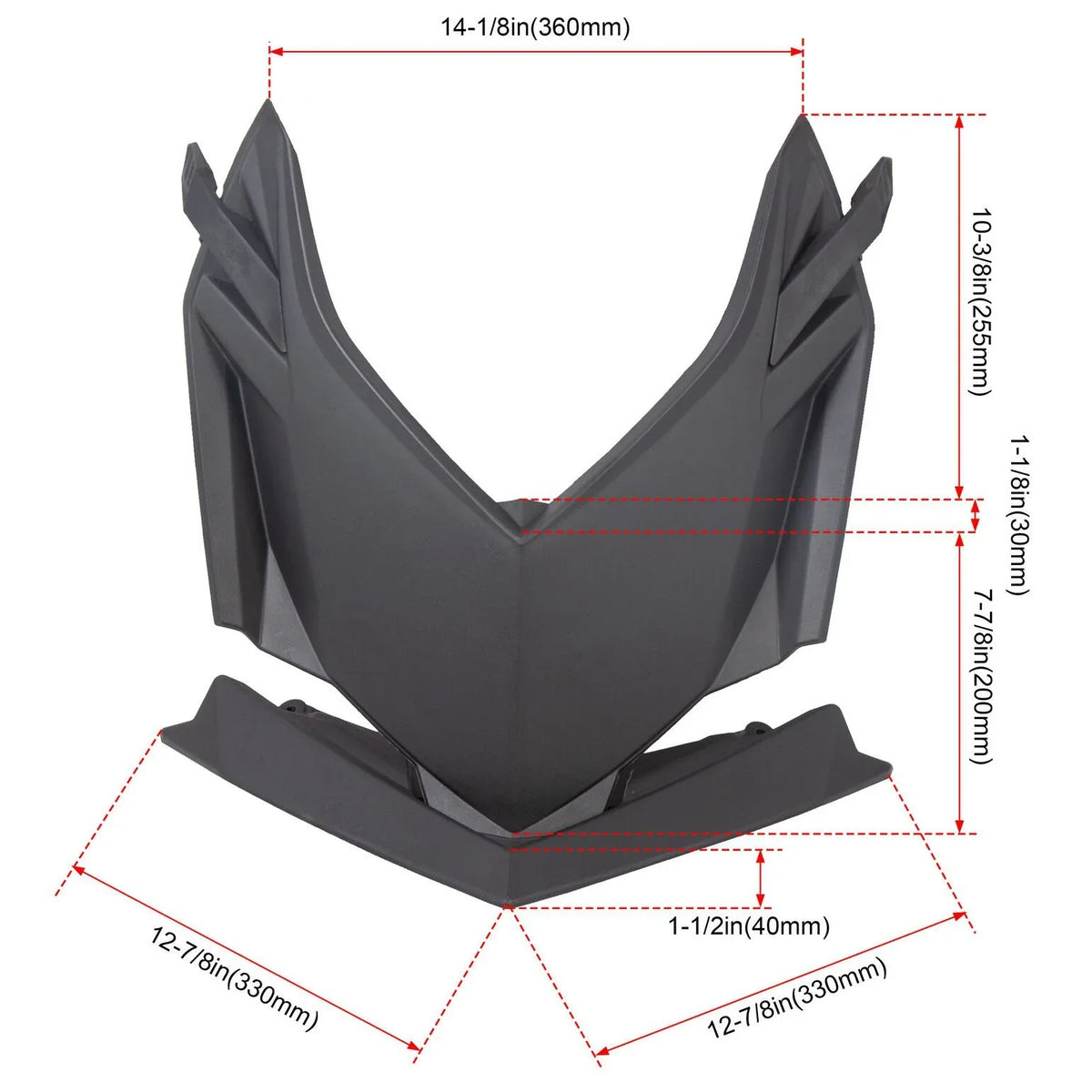Teledu Front Upper Storage Cargo Bin Wrap Deflector Lid For Sea-Doo Spark TRIXX