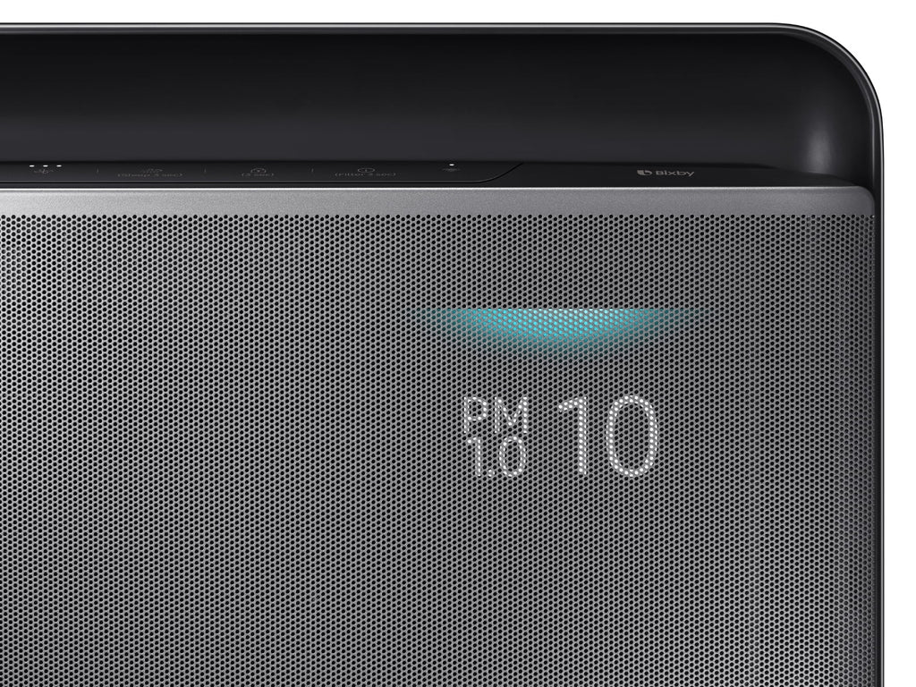 Restored Samsung Cube Air Purifier with Wind-Free Air Purification, Silver AX300T9080S/AA - (Refurbished)