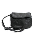 Pre-Owned Loewe Leather Shoulder Bag Anagram Black LOEWE Ladies (Good)