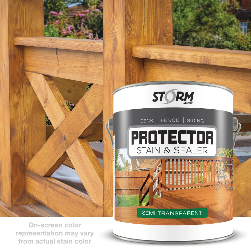 Storm System Protector Semi-Transparent Stain and Sealer