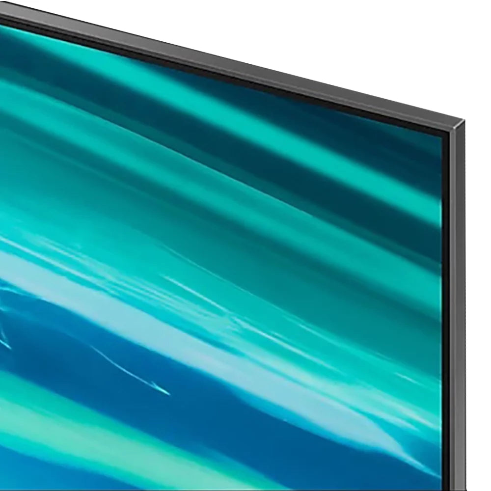 Restored Samsung QN55Q80AA 55 Inch QLED 4K UHD Smart TV (2021) Bundle with 2 Year Premium Extended Protection Plan (Refurbished)