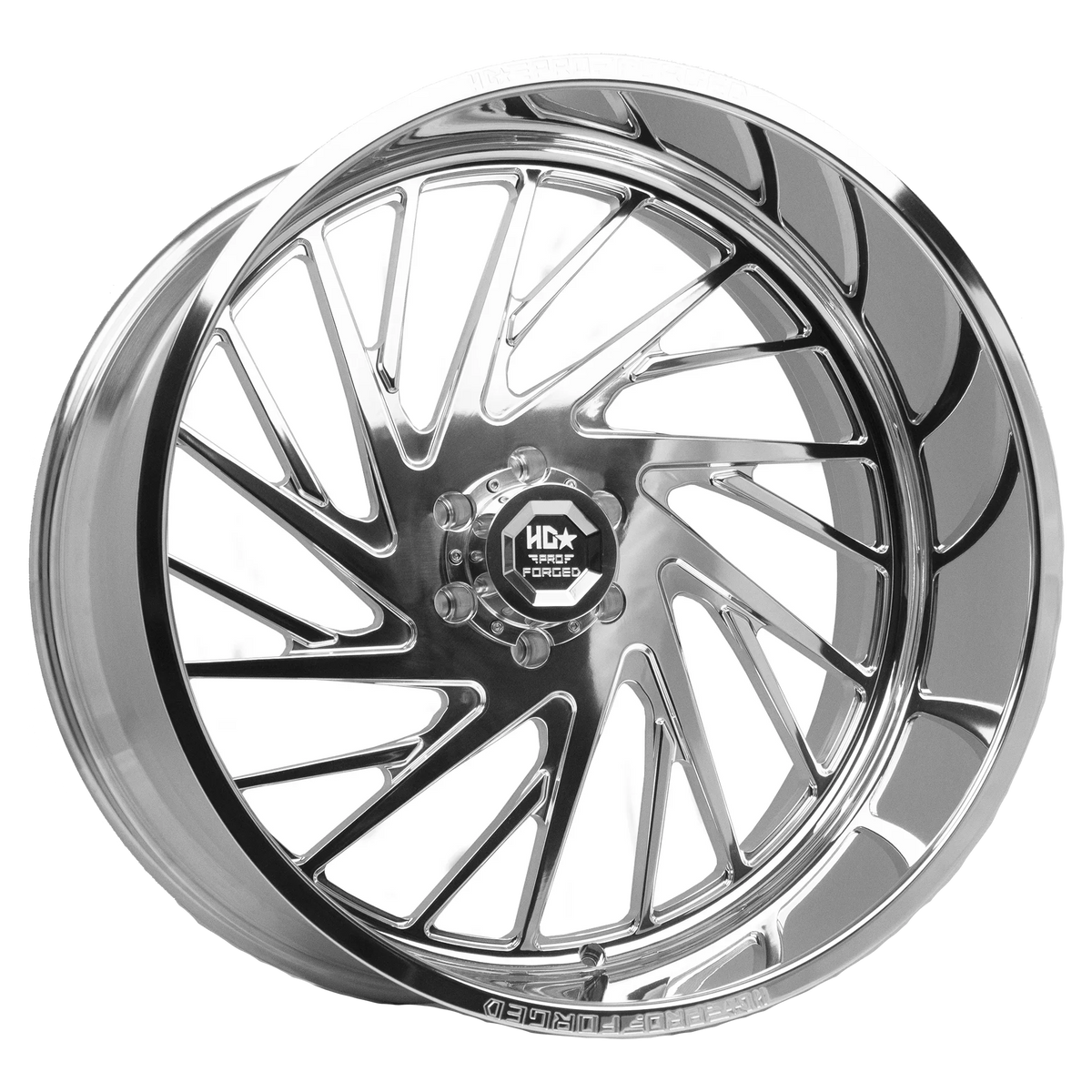 LUXXX HD FORGED LHD PRO 4 RAPTOR 26X14 6X139.7 -76ET 125CB HIGH POLISHED WHEEL