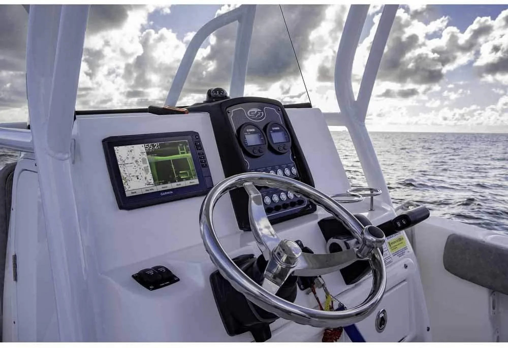 Garmin 010-02337-01 EchoMap UHD 72sv with BaseMaps and GT54UHD-TM Transducer