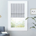 Exclusive Home Ricardo Total Blackout Roman Shade, 23"x64", Grey