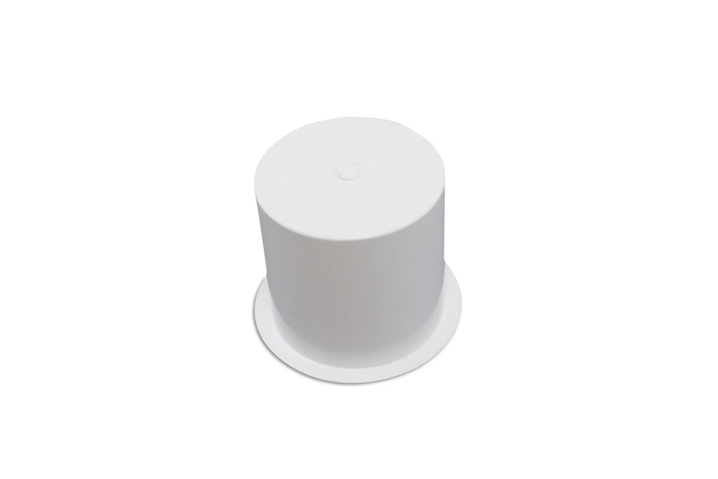 Red Hound Auto 100 Cup Holder Plastic Pocket Recessed Insert Universal for Craft RV Car Truck Sofa Game Table Marine Pontoon Motorhome Bulk Camper White