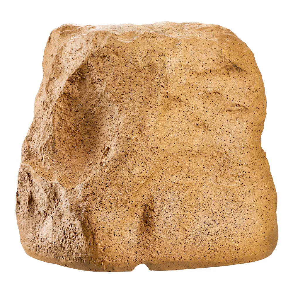 OSD Audio 5.25 inch 120W Bluetooth Outdoor Rock Speaker – Climate Impervious Sandstone Canyon Brown