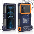 UrbanX Professional [15m/50ft] Swimming Diving Surfing Snorkeling Photo Video Waterproof Protective Case Underwater Housing for Ulefone Armor X9 And all Phones Up to 6.9 Inch LCD with Lanyard
