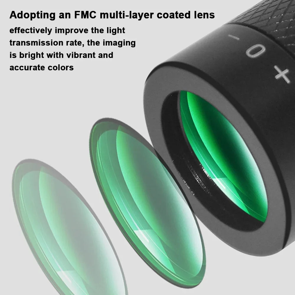 Portable Monocular Night-Visions Sight Device Day Night Use Telescopes 1.54inch Display Photo Taking Video Recording Infrared Digital Video Camera for Fishing Craft Wildlife Observation