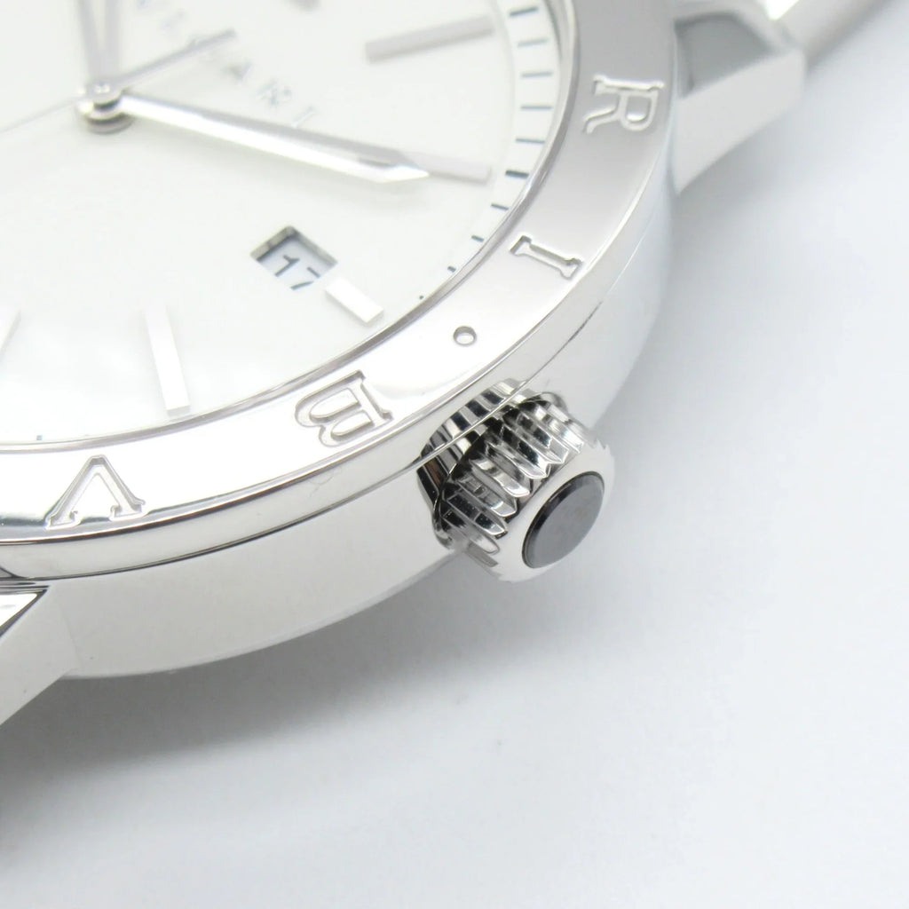 Pre-Owned BVLGARI Bvlgari Bvlgari Wrist Watch Watch Wrist Watch BB41S Mechanical Automatic White Stainless Steel BB41S (Good)