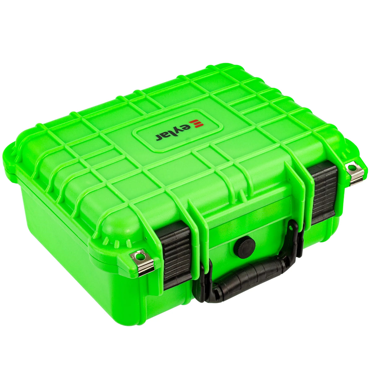 Eylar Gear and Camera Hard Case Waterproof with Foam 13.37 inch Neon Green