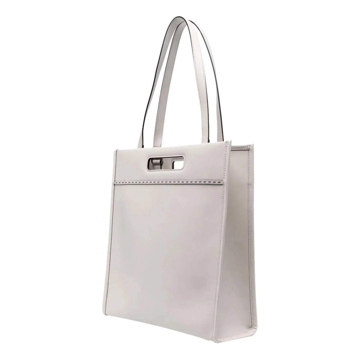 New Fendi Roma Ghiaia Calf Leather Tote Bag