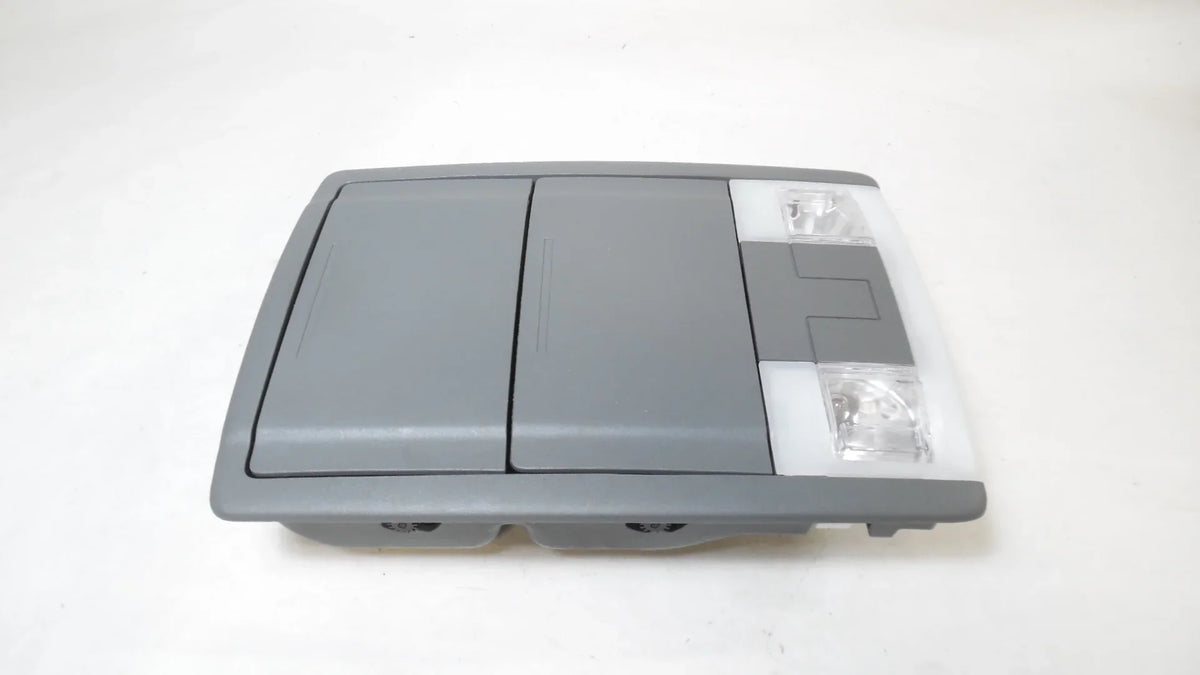 Pre-Owned 2009-2014 Ford F150 Overhead Ceiling Roof Console Double Bin Gray OEM (Good)