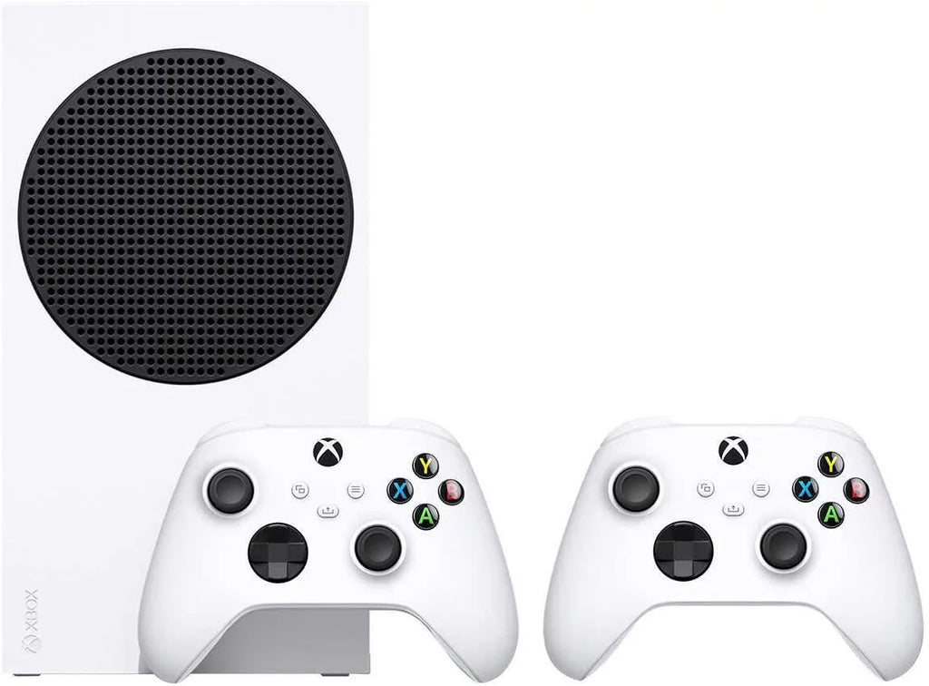2020 New Xbox 512GB SSD Bundle With TWO New Xbox Wireless Controllers - Robot White