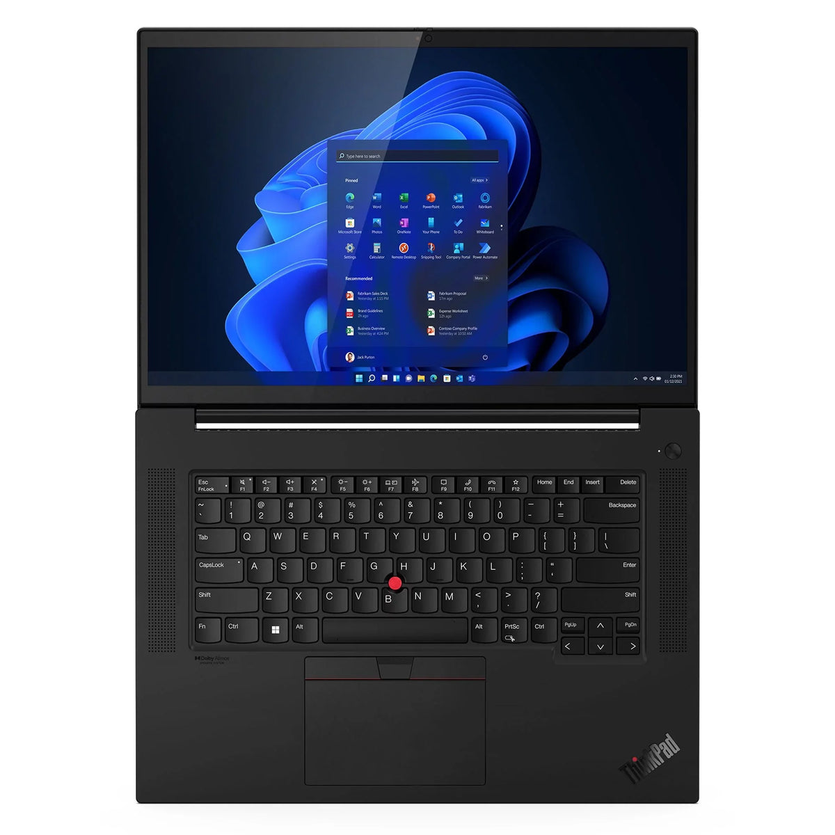 Grade A Lenovo ThinkPad X1 EXTREME Gen 5 16" FHD i7-12700H 16GB 1TB SSD 3050Ti W11P