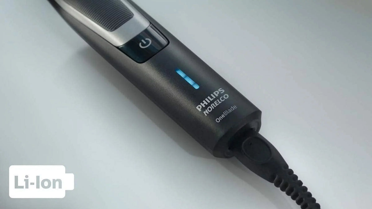 PHILIPS Norelco OneBlade Pro Kit, Hybrid Styler Electric Trimmer, QP6510 + 2 OneBlade Replacement Blades