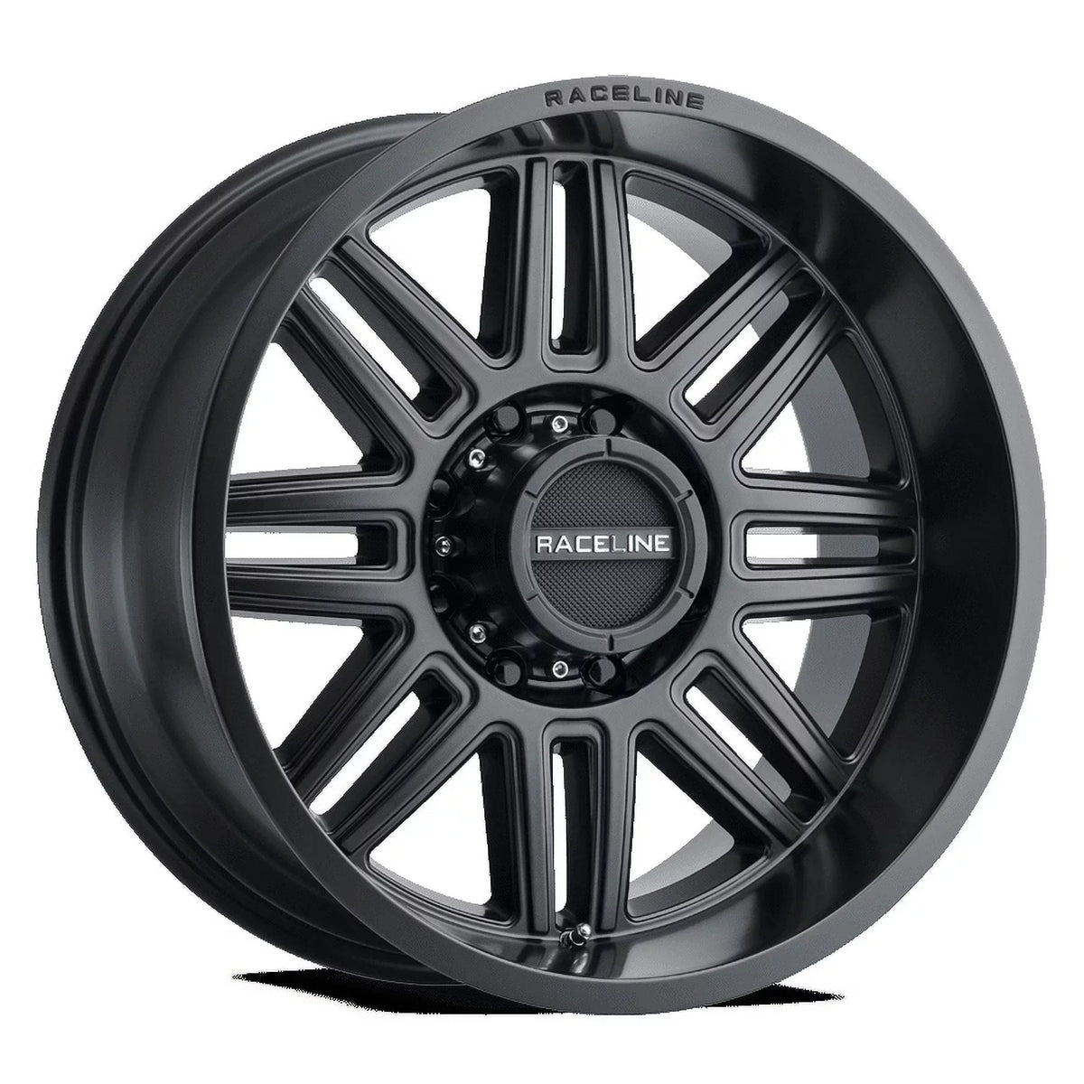 Raceline 948B-SPLIT 20" Cast Aluminum Wheel, SPLIT SATIN BLACK 20X10 8X165.1 -19mm