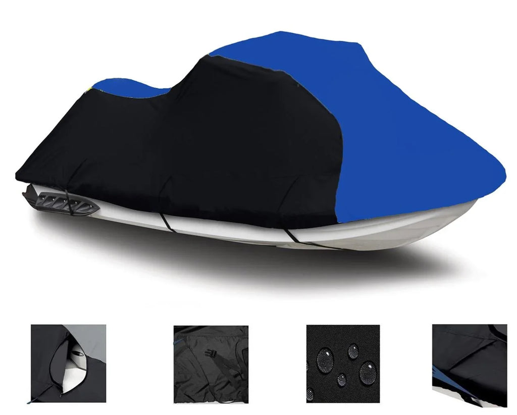 BLACK / BLUE HEAVY-DUTY, TOP OF THE LINE Shield Suitable for Polaris SL 650 1992 1993 1994 1995 Jet Ski PWC Shield 1-2 Seater