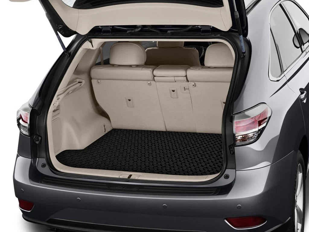 ToughPRO - Trunk Mat Fitting with TOYOTA Camry - All Environment Heavy Duty (Made in USA) - Black Rubber - 2014