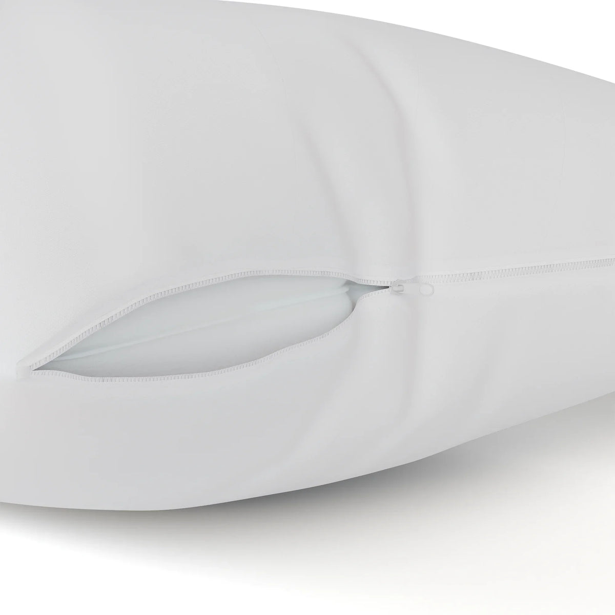 Poly-Cotton Zippered Pillow Wrap - Standard Size Pillow Protector - Protects from Dirt, Dust, and Debris - 12 Pack