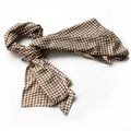 Blancho Nobel Brown Plover Design Super Soft Silk Scarf/Wrap/Shawl - Small