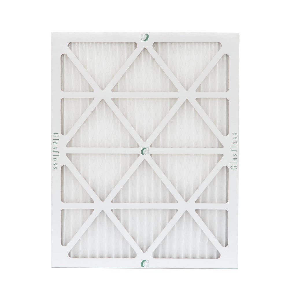 6 Pack of 18x24x1 MERV 10 Pleated Air Filters by Glasfloss. Actual Size: 17-1/2 x 23-1/2 x 7/8