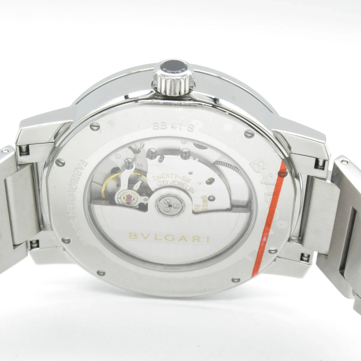 Pre-Owned BVLGARI Bvlgari Bvlgari Wrist Watch Watch Wrist Watch BB41S Mechanical Automatic White Stainless Steel BB41S (Good)