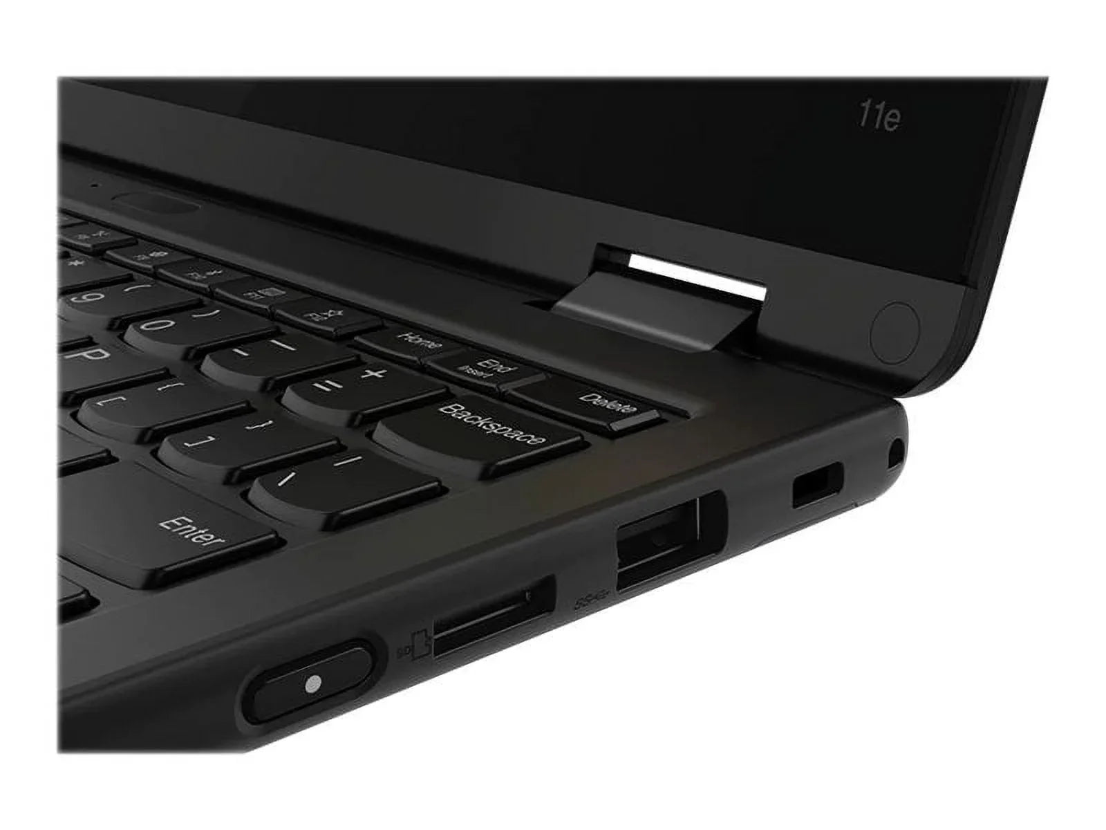 Lenovo ThinkPad 11e Yoga Gen 6 20SF - Flip design - m3 8100Y / 1.1 GHz - Win 10 Pro 64-bit - UHD Graphics 615 - 4 GB RAM - 256 GB SSD NVMe - 11.6" IPS touchscreen 1366 x 768 (HD) - Wi-Fi 5 - black - kbd: US