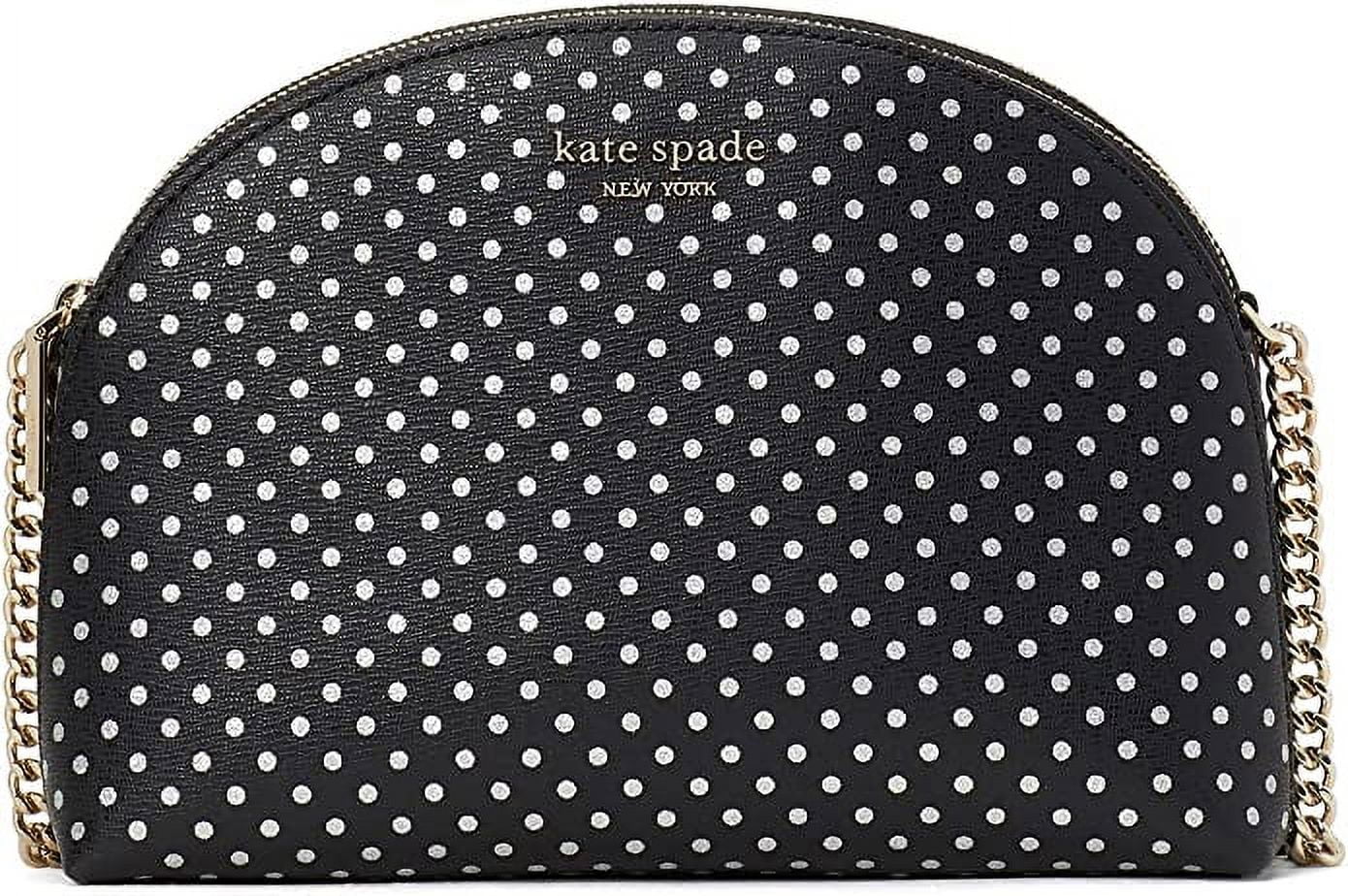 Kate Spade Women's New York Spencer Metallic Dots Double Zip Crossbody Bag