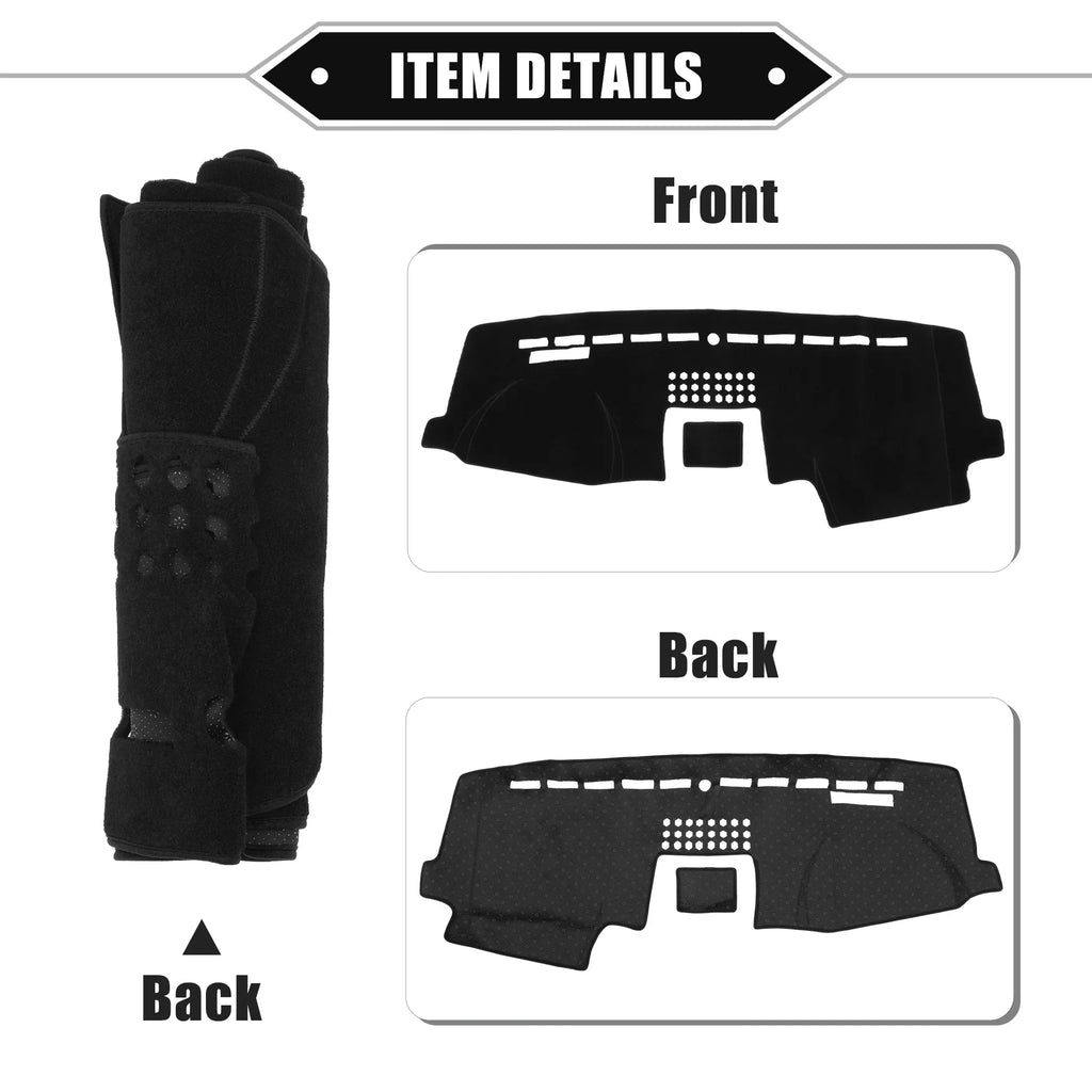 Unique Bargains Car Center Console Dashboard Protection Mat Fitting for Ford F150 2015-2020 Protective Polyester