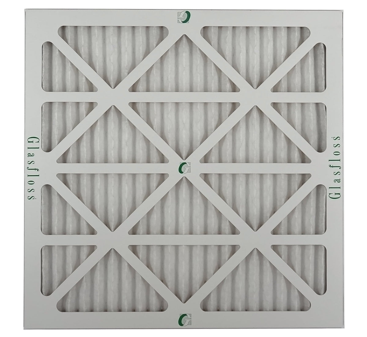 Glasfloss 20x20x1 - MERV 10 -Qty:6 - Furnace Air Filter - Made in USA (Actual Size: 19.5 x 19.5x7/8 inch)