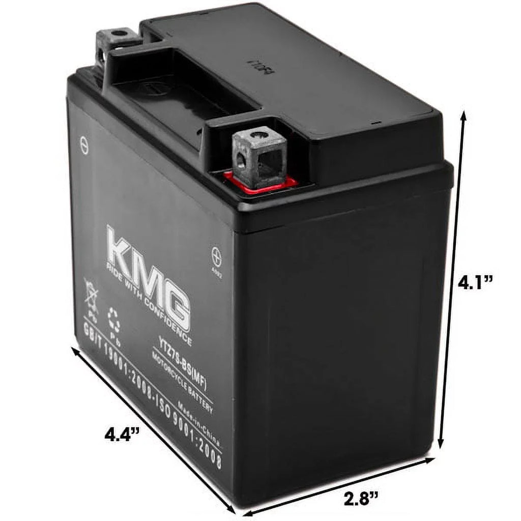 KMG YTZ7S Sealed Maintenance Free 12V Battery High Performance SMF OEM Replacement Powersport Motorcycle ATV Scooter Snowmobile Watercraft