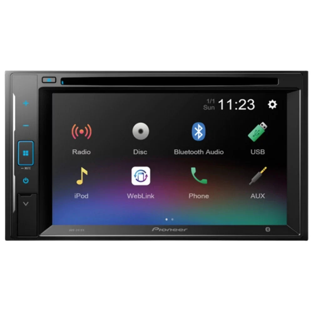 KIT4700 Bundle for 2007 Chrysler Aspen w/OEM Nav W/ Pioneer AVH-241EX Double DIN Car Stereo with Bluetooth/Backup Camera/Installation Kit/in-Dash DVD/CD AM/FM 6.2" Touchscreen Digital Media Receiver