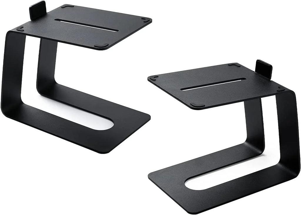 Desktop Speaker Stands, Studio Monitor Speaker Stand for Small & Medium Bookshelf Computer Speakers, Vibration Damping