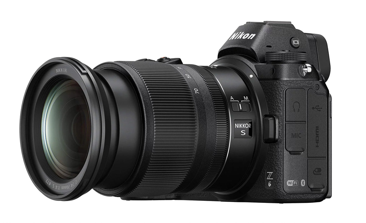 Restored Nikon Z6 FX-Format Mirrorless Camera Body w/NIKKOR Z 24-70mm f/4 S (Refurbished)