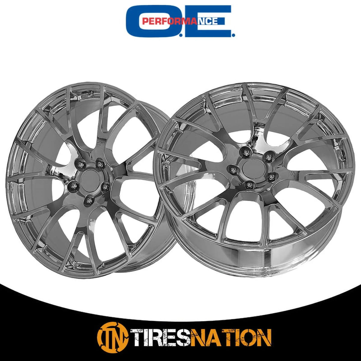 OE Creations Aluminum Rim PR161 20X9in Chrome Finish, 161C-299020