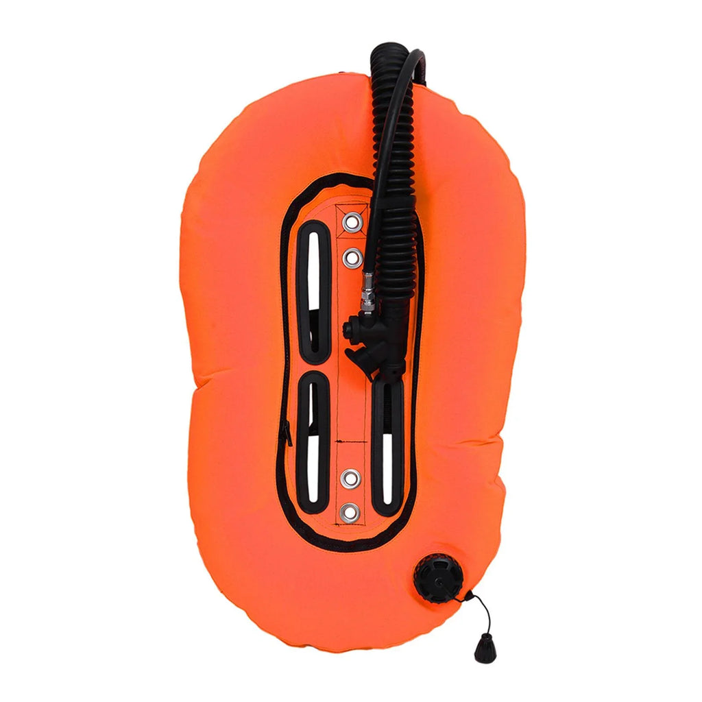 harayaa Diving Snorkeling Donut Wing Single Tank Scuba BCD Set for Freediving Diving Orange