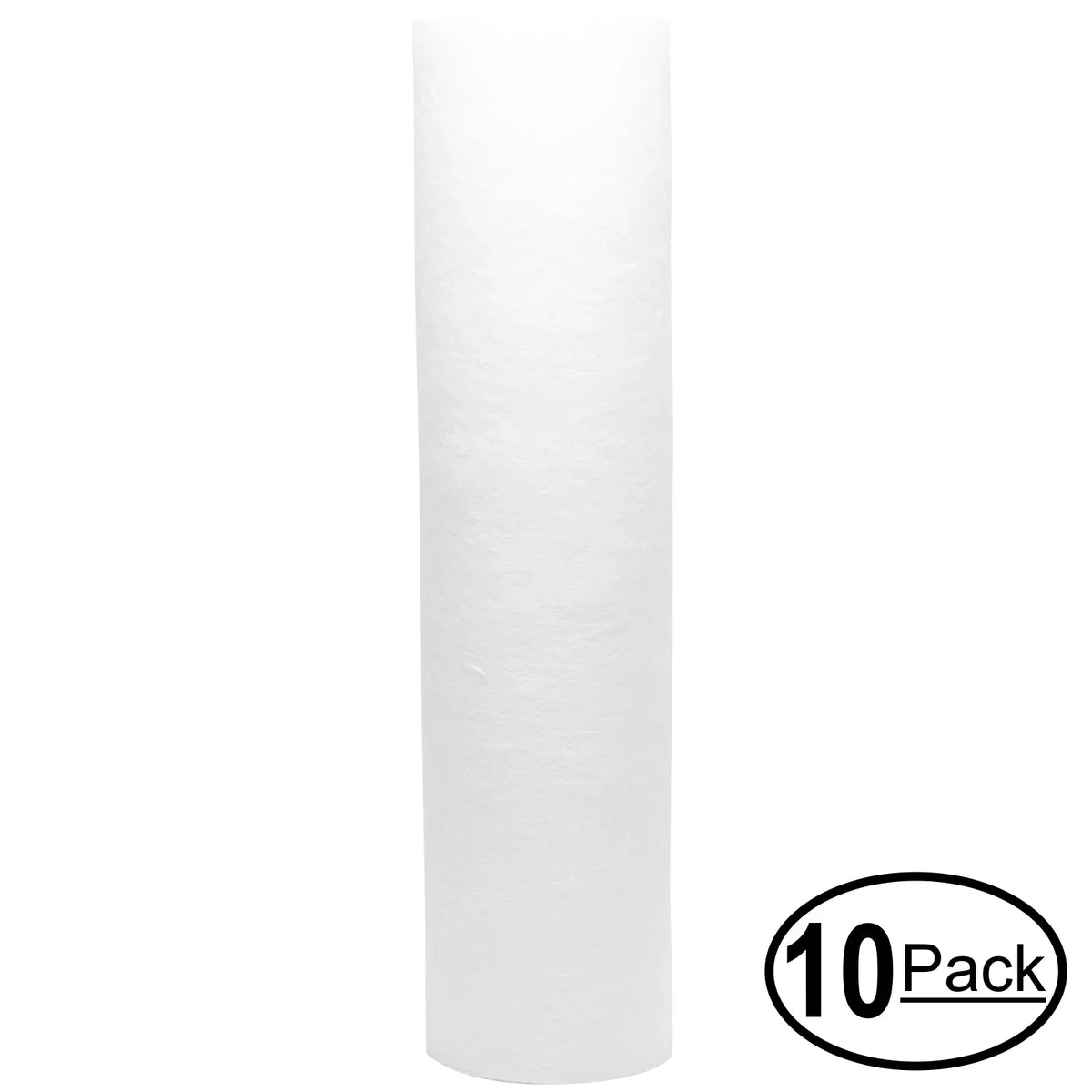 10-Pack Replacement for Aqua-Pure AP1610SS Polypropylene Sediment Filter - Universal 10-inch 5-Micron Cartridge for Aqua-Pure AP1610SS Filter for Whole House System - Denali Pure Brand