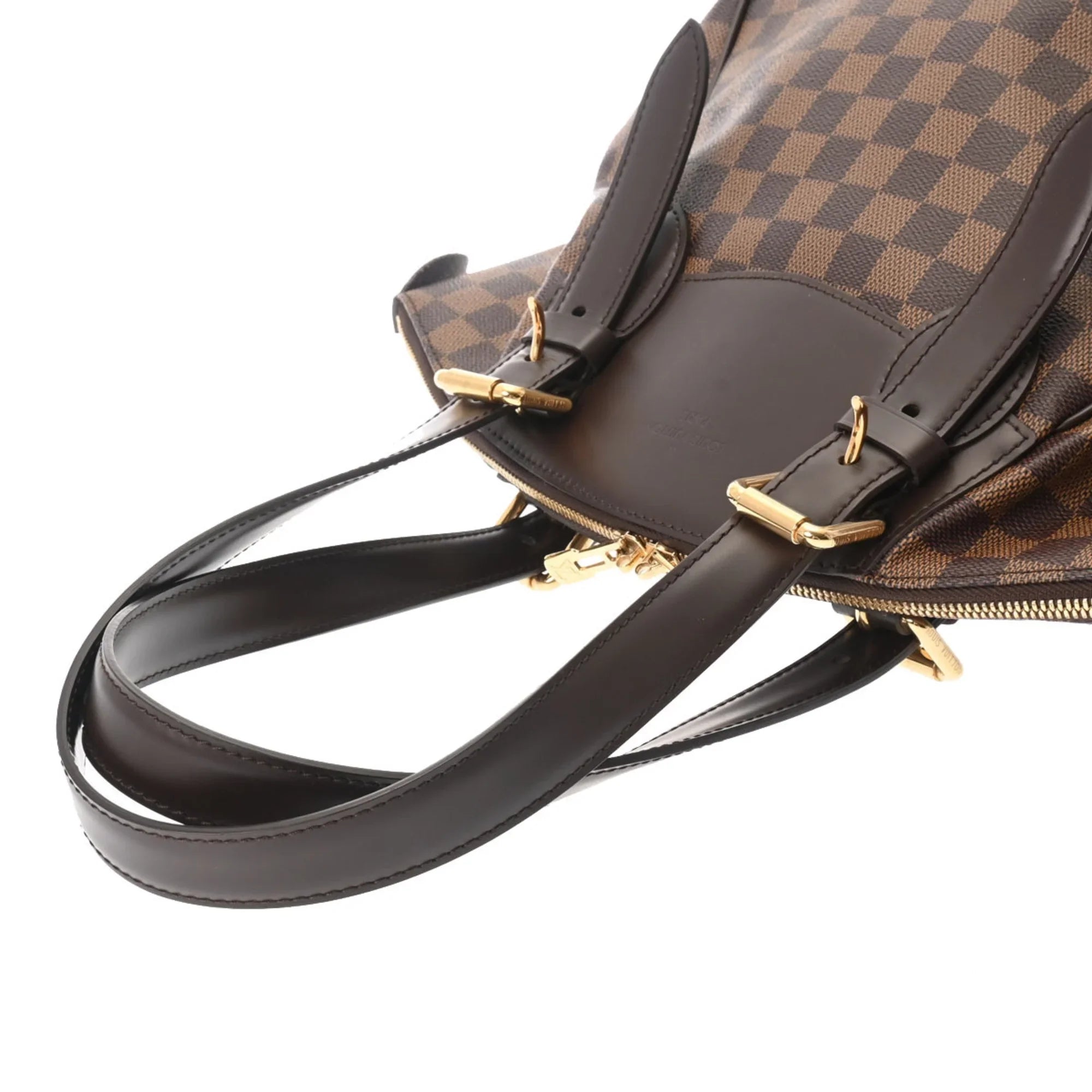 Pre-Owned LOUIS VUITTON Damier Verona MM Ebene N41118 Women's Canvas Shoulder Bag (Good)