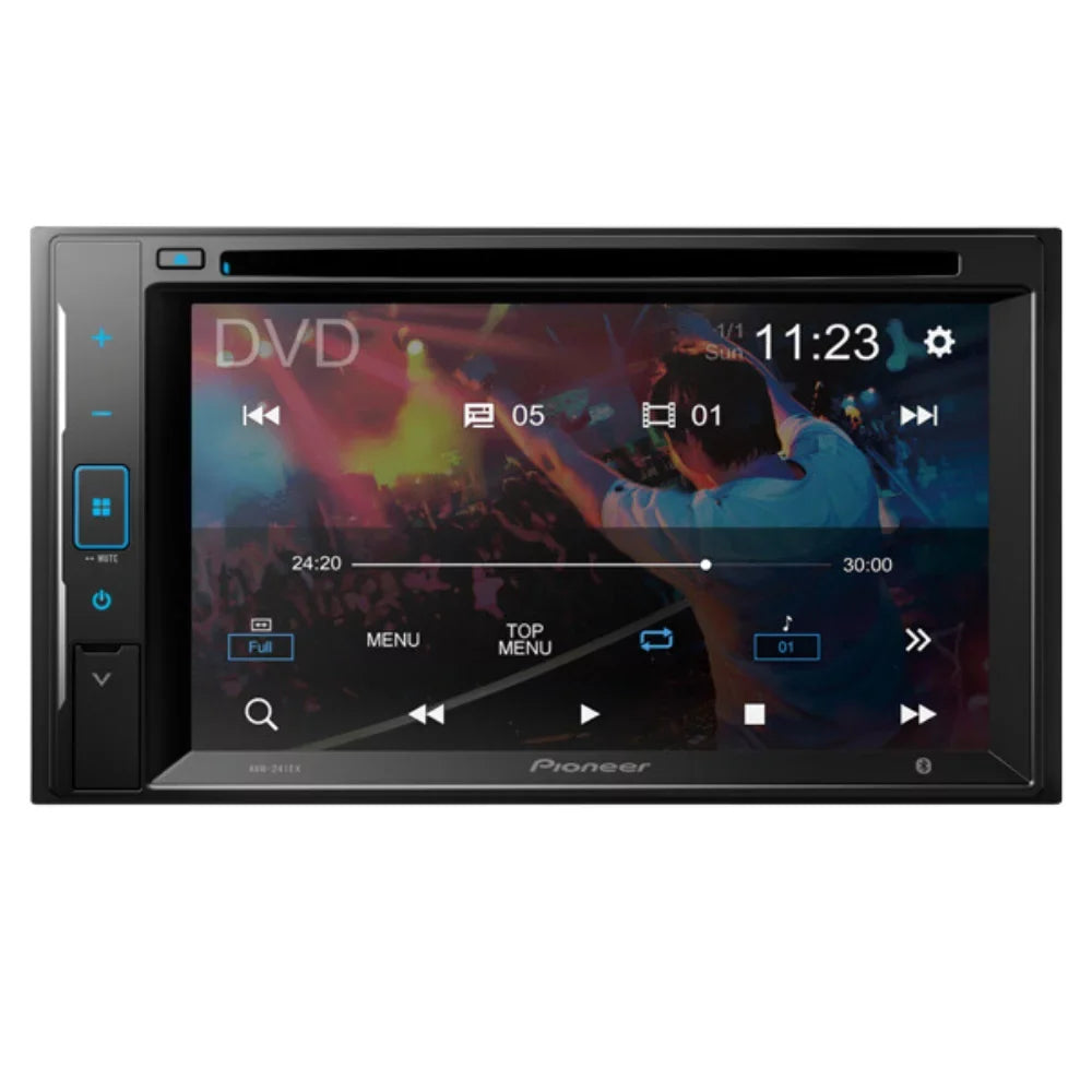 KIT4854 Bundle for 2002-2004 Chevrolet S-10 Pickcup W/ Pioneer AVH-241EX Double DIN Car Stereo with Bluetooth/Backup Camera/Install Kit/in-Dash DVD/CD AM/FM 6.2" Touchscreen Digital Media Receiver