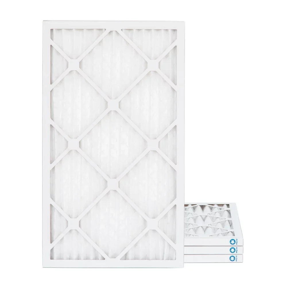 12x20x1 MERV 11 ( MPR 1000, FPR 7-8 ) Pleated 1" Air Filters for AC and Furnace. 4 PACK. Exact Size: 11-1/2 x 19-1/2 x 3/4