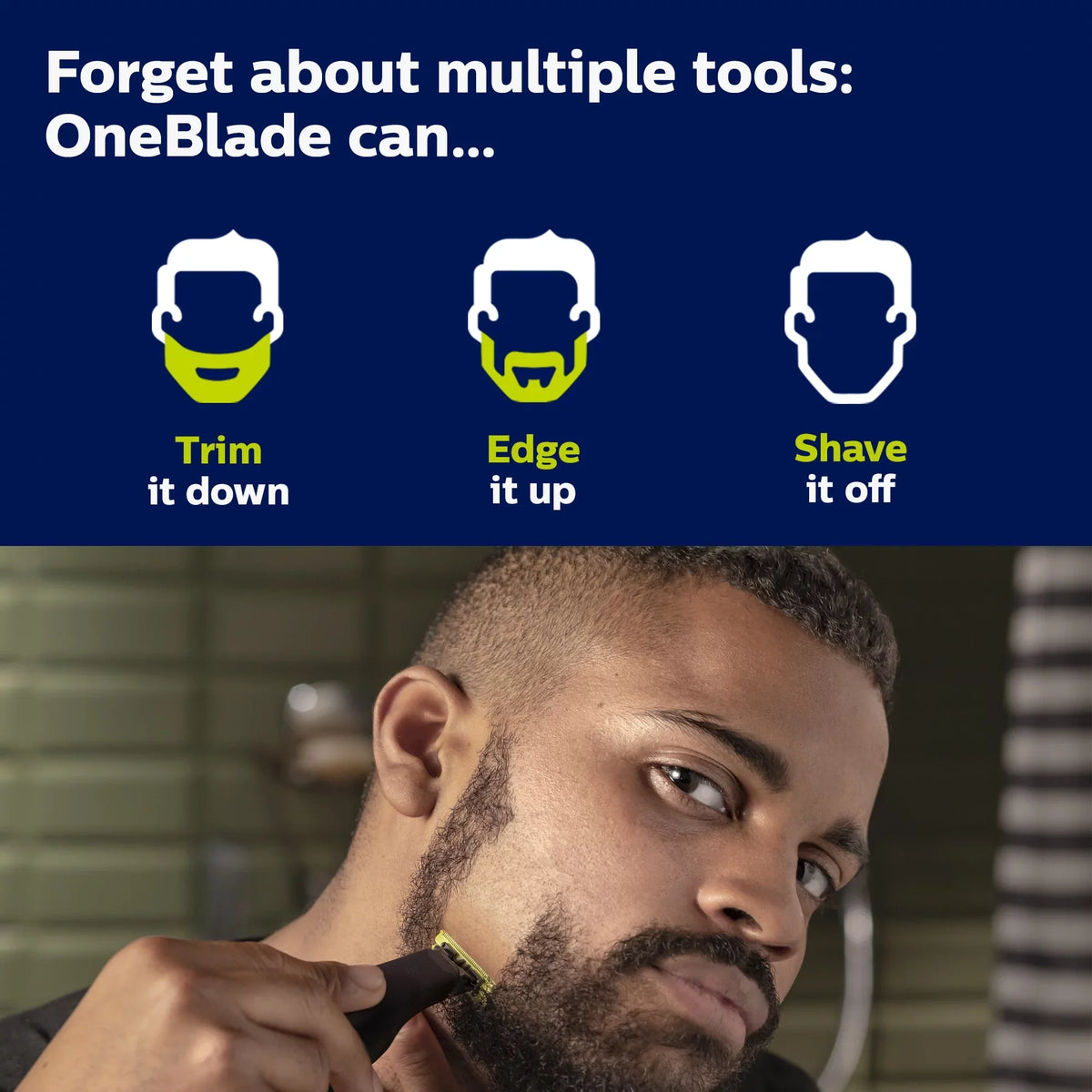 Philips Norelco Oneblade Pro Hybrid Electric Trimmer and Shaver QP6530/70