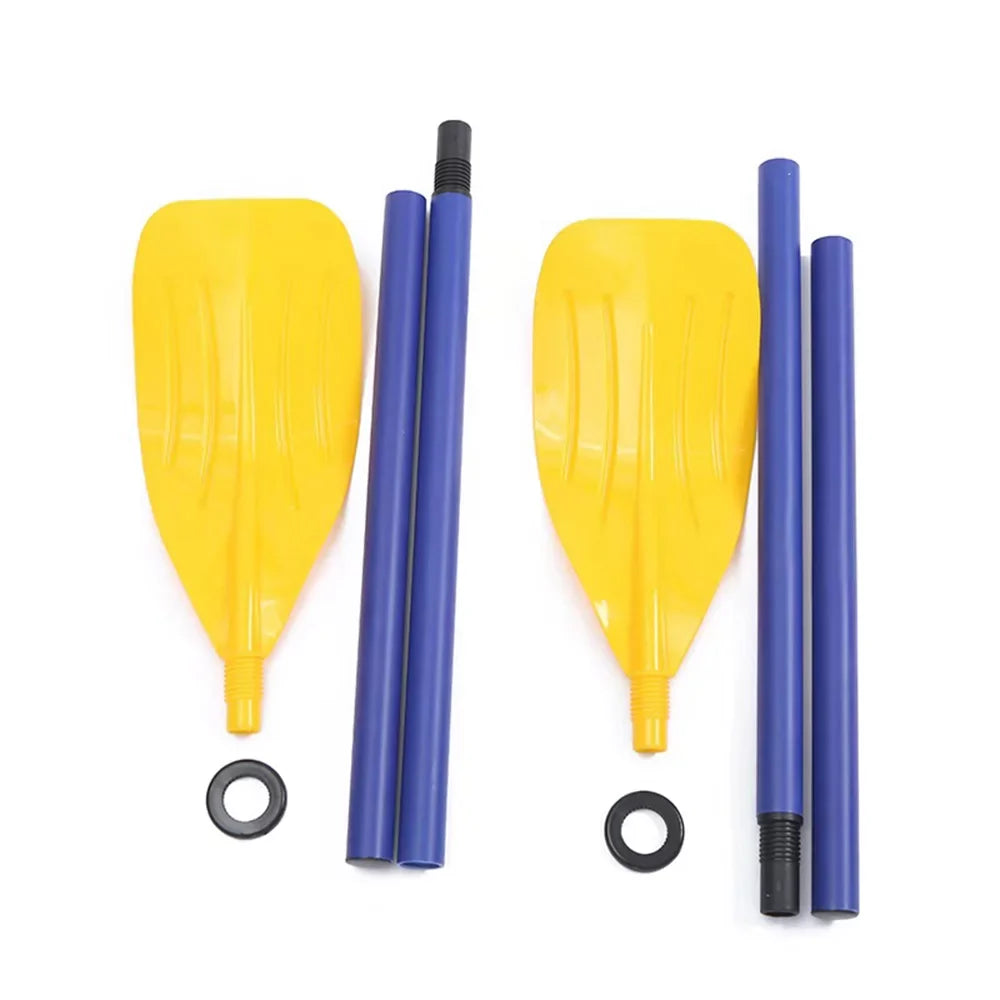 Tomshine Inflatable Vessel Inflatable Rafts Portable Thicken PVC Vessel with Air Pump Paddle