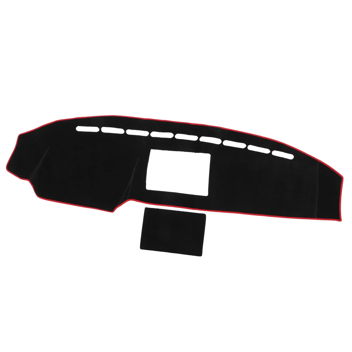 Unique Bargains Car Center Console Dashboard Wrap Mat Fitting for Ford F150 2008-2014 Protective Polyester Black